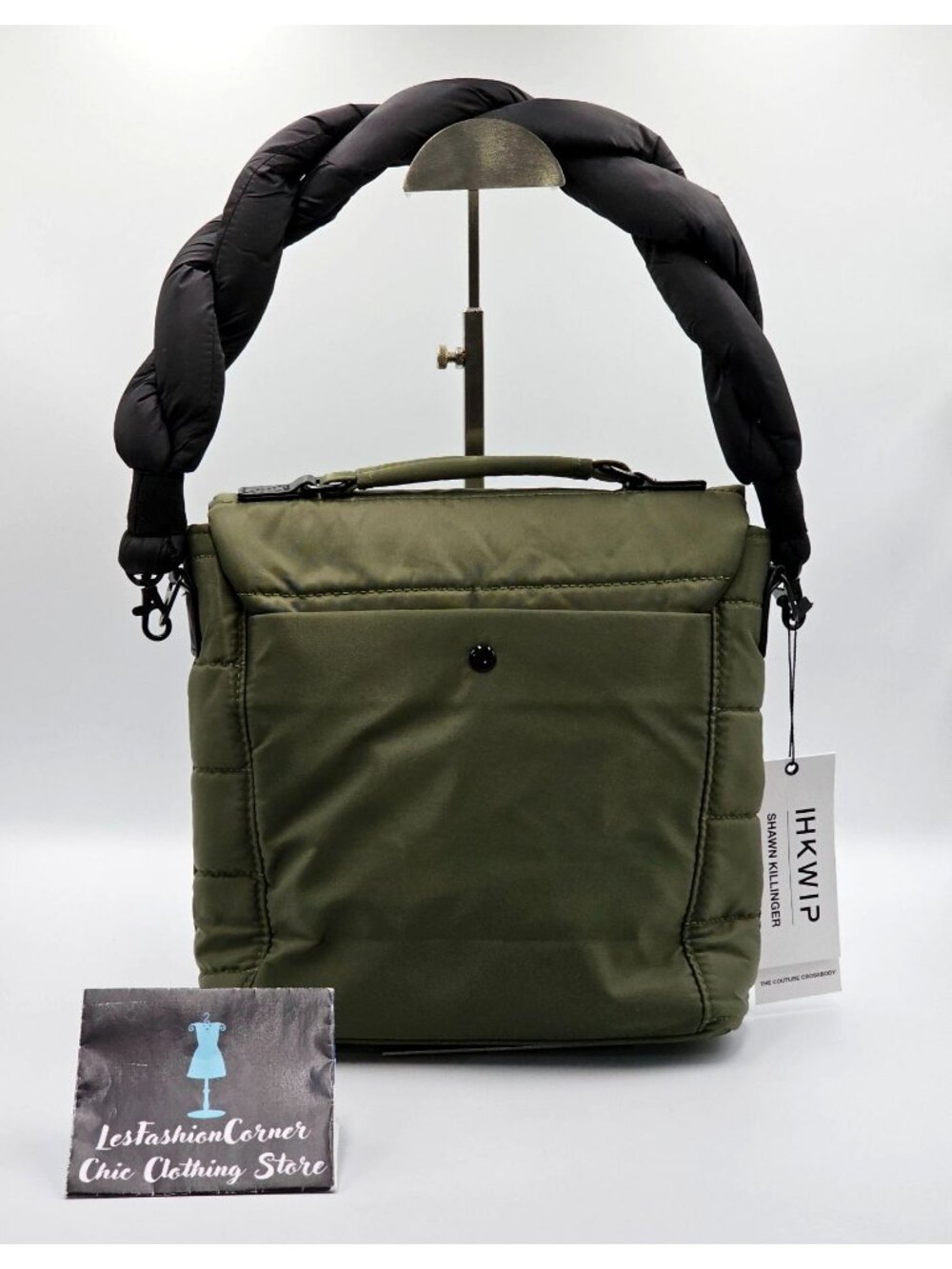 NWT HKWIP Women's Olive Pink Shawn Killinger Couture Crossbody Bag 2921 - Picture 6 of 16